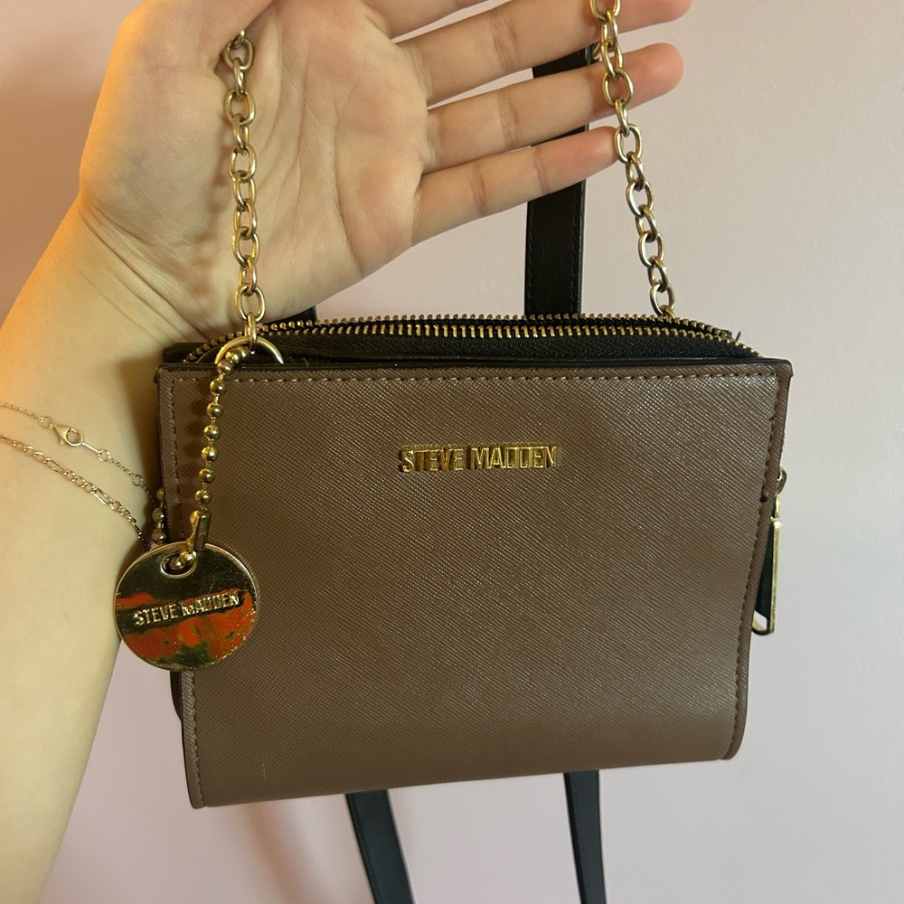 Steve Madden Brown Crossbody Bag